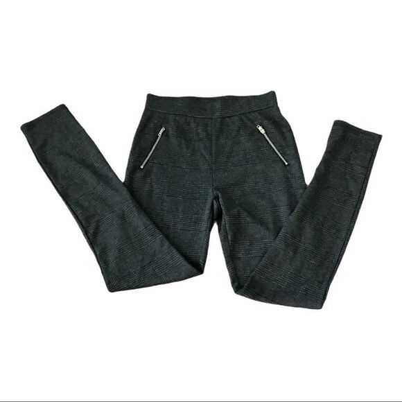 Joe B Pull On Dark Gray & Black Leggings - Picture 1 of 9